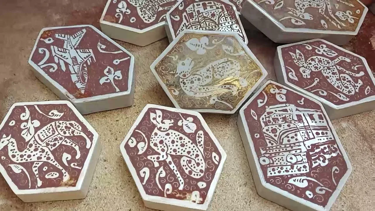 Still from “The Study of Lustre In Memory of Kashan's Lustre Jar” — a film by Abbas Akbari